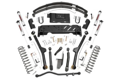 4.5 Inch Lift Kit | Long Arm | RR Leafs | V2 | Jeep Cherokee XJ 4WD (84-01)