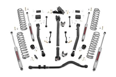 3.5 Inch Lift Kit | Adj Lower | FR D/S | Jeep Wrangler Unlimited 4WD (2024)