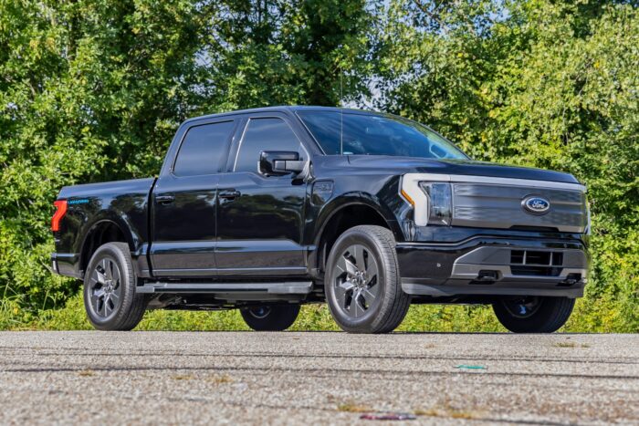 3/4 Inch Front Leveling Kit | Lowers Rear 1.5 Inches | Ford F-150 Lightning (22-24)