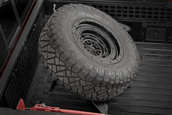 Bed Mount Spare Tire Carrier | Universal (5x5.5 6x5.5 6x135 & 5x5.0 Bolt Patterns)