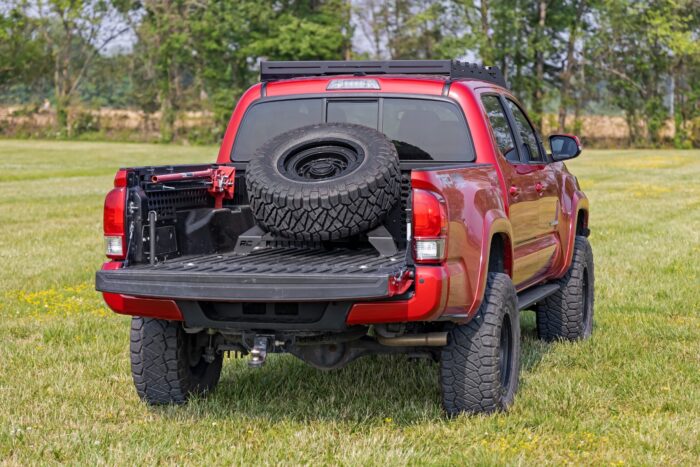 Bed Mount Spare Tire Carrier | Universal (5x5.5 6x5.5 6x135 & 5x5.0 Bolt Patterns)