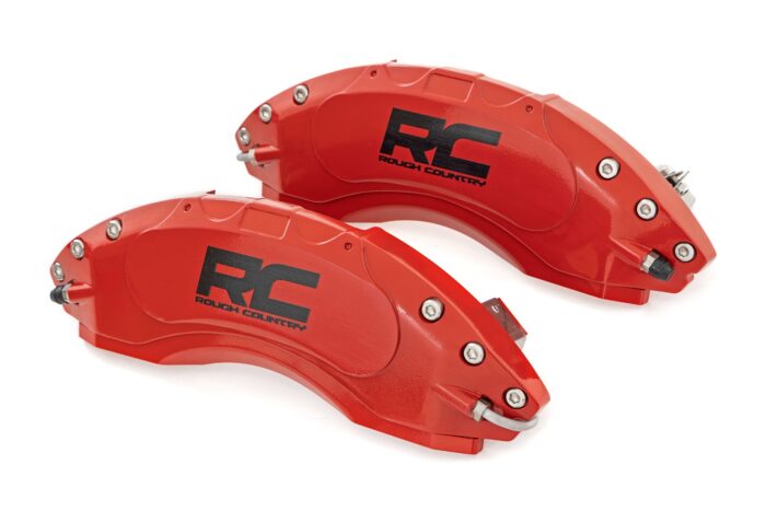 Caliper Covers | Front and Rear | Red | Ford F-150 2WD/4WD (2021-2024)