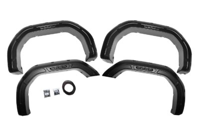 Defender Pocket Fender Flares | G9K Satin Steel | GMC Sierra 2500 HD/Sierra 3500 HD (20-24)