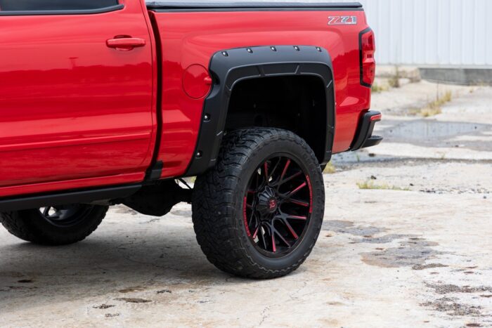 Fender Flares | Defender | 5'9" Bed | GAZ Summit White | Chevy Silverado 1500 (14-18 & Classic)