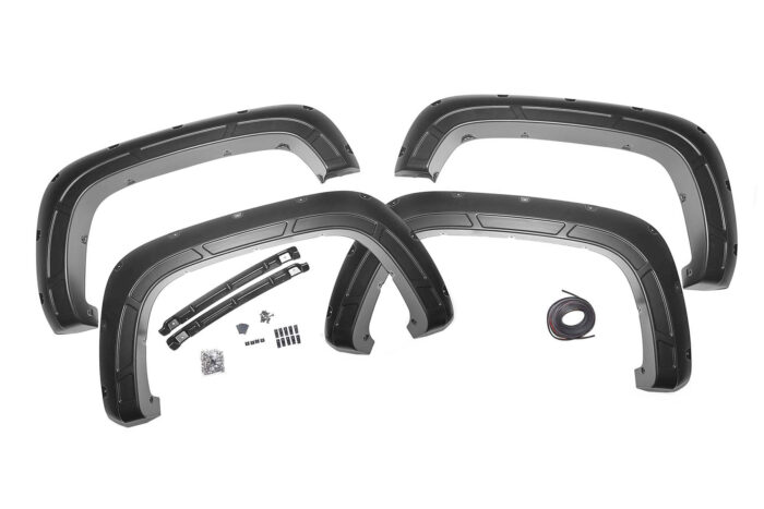 Fender Flares | Defender | GXD Sterling Grey Metallic | Chevy Silverado 2500 HD/3500 HD (20-24)