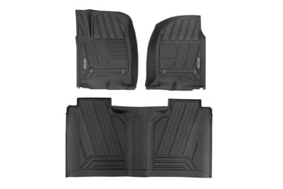 Flex-Fit Floor Mats | FR & RR | FR Bucket | Crew | Chevy/GMC 1500/2500HD/3500HD (19-24)