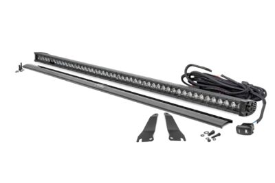 LED Light Kit | Cage Mount | 50" Black Single Row | White DRL | Kawasaki Teryx