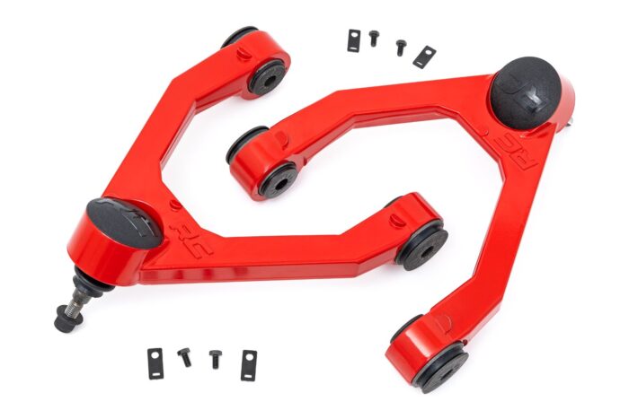 Red Forged Upper Control Arms | 2-3 Inch Lift | Chevy C1500/K1500 Truck & SUV (88-99)