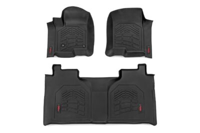 Sure-Fit Floor Mats | FR & RR | FR Bucket | Crew | Chevy/GMC 1500/2500HD/3500HD (19-24)